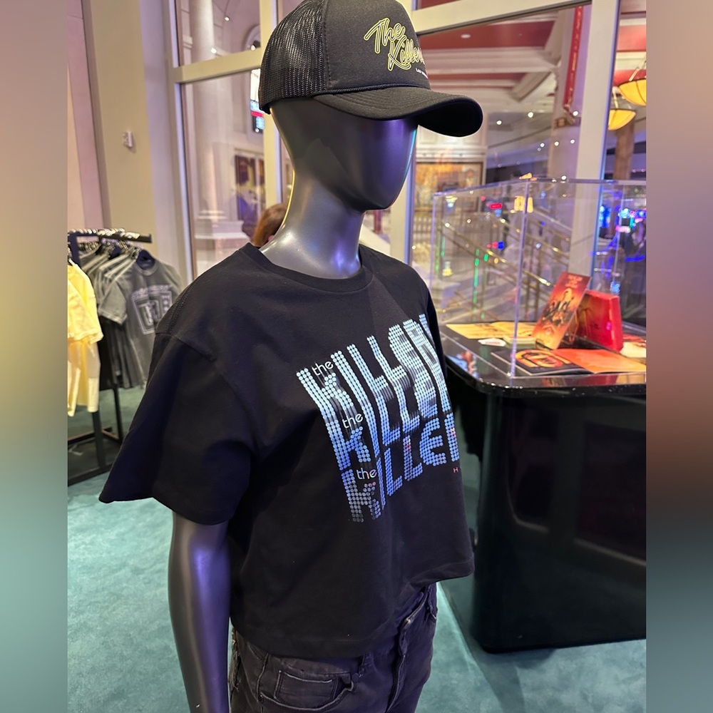 The Killers 20 Years of Hot Fuss Women’s Crop Concert Tee Shirt - official merch